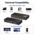 Thinkpad 40AY0090 Universal Hybrid USB-C with USB-A Docking Station for Lenovo Laptop, 3 External Displays, Comes with ITSPWR HDMI 4K Cable + DP Cable+ Cleaning Cloth
