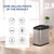 ELLO&ALLO Garbage Can Motion Sensor Trash Can 13 Gallon for Kitchen with Roll Up Lid, Automatic Touchless High-Capacity Waste Bin, Brushed Stainless Steel