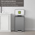 EKO Madison Gunmetal Stainless Steel 13.2 Gal/50L Kitchen Step Trash Can or Recycling Bin, Removable Inner Liner, Soft Close Lid, Fingerprint Resistant Finish