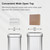 EKO Urban 24 Gallon/ 90 Liter Open Top Stainless Steel Slim Commercial Trash Can, Tall Kitchen Garbage Bin, Heavy-Duty Commercial Grade Large Trash Can for Home, Office, Hotel, Cafe, Restaurant, Dorm