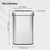 EKO Urban 24 Gallon/ 90 Liter Open Top Stainless Steel Slim Commercial Trash Can, Tall Kitchen Garbage Bin, Heavy-Duty Commercial Grade Large Trash Can for Home, Office, Hotel, Cafe, Restaurant, Dorm