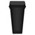 Glad 12 Gallon Trash Can with Clorox Odor Protection | Linkable Waste and Recycling Bin with Swing Top and Lift Up Lid, for Kitchen, Office or Home, Black