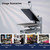 16x24 Format Manual Heat Press Machine with Infrared Positioning, 110V, 2000W - Perfect for T-Shirts, Ceramics, Metal, and More, Vertical Design with Base and Casters