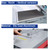 16x24 Format Manual Heat Press Machine with Infrared Positioning, 110V, 2000W - Perfect for T-Shirts, Ceramics, Metal, and More, Vertical Design with Base and Casters