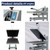 16x24 Format Manual Heat Press Machine with Infrared Positioning, 110V, 2000W - Perfect for T-Shirts, Ceramics, Metal, and More, Vertical Design with Base and Casters