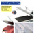 16x24 Format Manual Heat Press Machine with Infrared Positioning, 110V, 2000W - Perfect for T-Shirts, Ceramics, Metal, and More, Vertical Design with Base and Casters