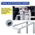 16x24 Format Manual Heat Press Machine with Infrared Positioning, 110V, 2000W - Perfect for T-Shirts, Ceramics, Metal, and More, Vertical Design with Base and Casters