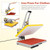 16x24 Heat Press Machine, 2000W Semi-Automatic Clamshell T-Shirt Press with Slide-Out Drawer, Teflon Coated Plate, LCD Digital Control, Industrial Heat Transfer for HTV, DTF, Sublimation, Yellow