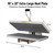 16x32 Large Format Manual Heat Press Machine 110V 2600W, Heavy-Duty Professional High Pressure Heat Transfer for T-Shirts Mouse Pads License Plates, Sublimation, Htv, and More (Grey)