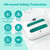 EASYCOUNT E Heat Press Machine 12" x 10" Portable & Easy Heat Press for T-Shirts, Pillows, Tote Bags & More (White-Green)