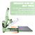 CoolSub Heat Press 15x15 Slide Out Heat Press Machine, Industrial Digital Heat Transfer Machine Sublimation for T-Shirt Green White