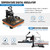 Topdeep Heat Press 15x15 Inch 8 in 1 Heat Press Machine, Swing Away T Shirt Pressing Machine Digital Control, Multifunction Heat Press Transfer Machine Sublimation Combo for T-Shirt Hat Cap Mug Plate