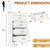 baoliwo Metal Lateral File Cabinet with Lock,4 Drawer Steel Wide Filing Organization Storage Cabinets for Legal/Letter/A4/F4 Size with Hanging Files&Key,Lockable Printer Stand for Home Office, White