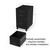 STAPLES Vertical File Cabinet for Letter/Legal Files, 3-Drawer, Letter/Legal Compatible, Locking, Black