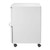 Storex Plastic Two-Drawer File Cabinet – Locking Document Organizer with Casters for Home and Office, Gray, 1-Pack (61310B01C)