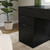 Martha Stewart Kayden Home Office Modular File Cabinet with 3 Drawers in Black with Oil Rubbed Bronze Hardware