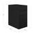 Martha Stewart Kayden Home Office Modular File Cabinet with 3 Drawers in Black with Oil Rubbed Bronze Hardware