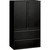 HON Brigade 800 Series Lateral File Cabinet with Storage, Letter/Legal, 2-Drawer, Black, 19 1/4" D