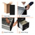 Lorell LYS SOHO Box/File/File 3-Drawer Mobile File Cabinet, Black