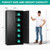 SISESOL Metal Storage Cabinet with 2 Doors and 6 Shelves,Black Metal Cabinet with Lock,71" Lockable Garage Storage Cabinets,Locking File Cabinet,Steel Tool Cabinets for Home,Office,Garage,Shop,School