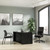 HON MOD Executive Office Desk with Drawers, Modern Computer Desk with Pedestal, Home Office, 60" W, Java Oak