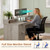 SEDETA 63" L Shaped Desk with Drawers, Farmhouse Corner Computer Desk, Wood Office Desk with File Drawers with Storage, Executive Desk with Monitor Stand and Storage Cabinet, Grey