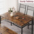 Garvee Dining Table Set for 4 with Bench and Chairs, 4-Piece Kitchen Table Set with Storage – Space-Saving Dining Table for Apartments and Dining Rooms, Brown