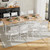 VECELO Dining Table Set for 4 with Chairs, 5-Piece Kitchen Table and Upholstered Padded Chairs Set for Small Space, Dining Room, Apartment, Natural White
