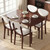 HOMCOM 5-Piece Dining Table Set for 4, Mid-Century Modern Kitchen Table and Chairs with Padded Seats and Backrests, Solid Wood Frame for Small Space, Dining Room, Living Room, Cream White