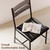 IRONCK Dining Table Set for 4, Wood Kitchen Table with Upholstered Chairs for Kitchen Room and Small Spaces, Grey