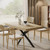 Extendable Dining Room Table for 4 6 8, 55"-71" Long Rectangle Kitchen Table,Wood Expandable Dining Table with Hidden Leaf & Storage, Space Saving, For Kitchen Dining Living Room, Farmhouse, Oak