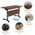 Folding Conference Table on Wheels, Modular Flip-Top Conference Room Table for 6–12 People, Mobile Training & Meeting Table for Office Classroom School, Space-Saving Design