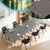 Usosidam Folding Conference Room Table with Large Wheels,Space-Saving Stackable Folding Meeting Table Modular Flip-Top Conference Tables for Training Rooms, Classrooms & Seminars (6, Gray, 47.2 Inch)