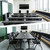 Conference Table,Flip Top Folding Conference Room Tables with Silent Wheels, Foldable Modular Training Table Modern Rectangle Seminar Table for Office Boardroom (6, F, L55.1IN)