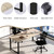 Bonzy Home 12FT Conference Table, Modern Large Meeting Table Office Desks for 16 Person, Long Rectangle Table with Sturdy Metal Frame, 4 PCS, 142" D x 64" W x 30" H, Natural