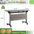 Folding Conference Table with Wheels, Conference Room Table, Modern Rolling Training Tables, Foldable Seminar Meeting Tables for Home Office (6, F, 55.1in)