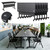 6Pack Conference Tables,Folding Conference Room Tables,Flip Top Training Seminar Table,Modern Foldable Table for School Classroom Library Meeting Office (6, Dark Grey, 47.2IN)