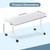 Modular Conference Table, Folding Conference Room Tables with Wheels, Modern Rectangle Training Table with Flip Top, Large Seminar Tables for Office Boardroom Meeting Room (4pack 61in)