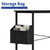 Pamray 47 Inch Computer Desk for Small Spaces with Storage Bag, Home Office Work Desk with Headphone Hook, Small Office Desk Study Writing Table