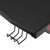 Giantex Gaming Desk, E-Sports Computer Desk Table with Large Ergonomic Surface and Heavy Duty Construction for Home or Office, Gaming PC Desk Table (Black with Cup Holder)