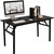 DlandHome 47 inches Folding Table Computer Desk Portable Activity Conference Table Home Office Desk, Fully Assembled Black DND-ND5-120BB