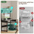ALISENED 31.5" Small Computer Desk with Hutch, Office Desk Study Table Writing Desk Workstation PC Table for Home Office, Space Saving Design