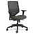 HON Solve Mesh Back Office Chair with Adjustable Arms, Adjustable Height, Tilt Tension, Lumbar Support, Swivels, on Rolling Wheels, Ink