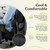 HON Wave Big and Tall Ergonomic Mesh Office Chair with Adjustable Arms and Lumbar Support, Heavy‑Duty Tilt Recline and Swivel Wheels, Desk and Computer Chair for Home Office, 450 lb. Capacity, Black