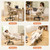 FLEXISPOT Ergonomic Office Chair with Footrest High Back Computer Desk Chairs Indoor Lounge Chair with Wheels 90-165° Reclining Lumbar Support, Chairs for Working Relaxing Cross Legged, Leather, White