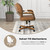 Chromcraft Set of 4 Chairs, Chairs with Wheels for Kitchen Room