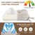BETU Chair Cushions for Dining Chairs Set of 4,3.5" Thick Kitchen Table Chair Pads with Ties,Non Slip Backing and Covers, Seat Cushion for Dining Room,Bar,Patio Chairs,15.5"X15.5"X3.5",Beige