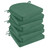 Basic Beyond Chair Cushions for Dining Chairs with Ties and Removable Cover, 2" Thick Seat Cushions for Kitchen Chairs, Set of 6, 17" x 16", Forest Green