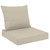 Favoyard Outdoor Seat Cushion Set 24 x 24 Inch Water-Resistant & Fade-Resistant Patio Furniture Cushions with Removable Cover Deep Seat & Back Cushion with Tie Straps for Chair Sofa