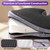 ZZ-WELL Seat Cushions for Office Chairs - Coccyx Cushion for Tailbone Pain Pressure Relief - Memory Foam Butt Pillows for Long Sitting - Patented Design, Extra Large & Thick, 21.2 Inches (Light Grey)